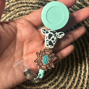 Western with Cow Badge Reel